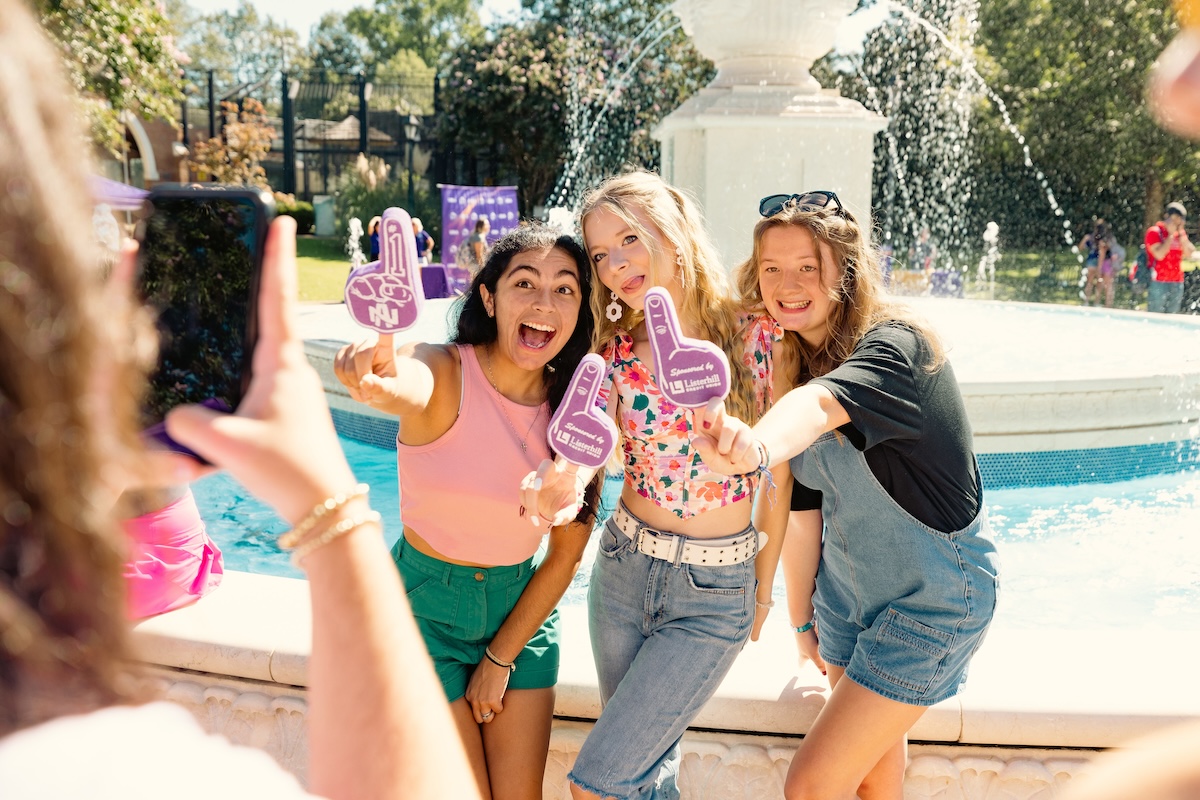 photograph of students at lucky dip