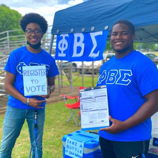 Phi Beta Sigma - Voter Registration Drive