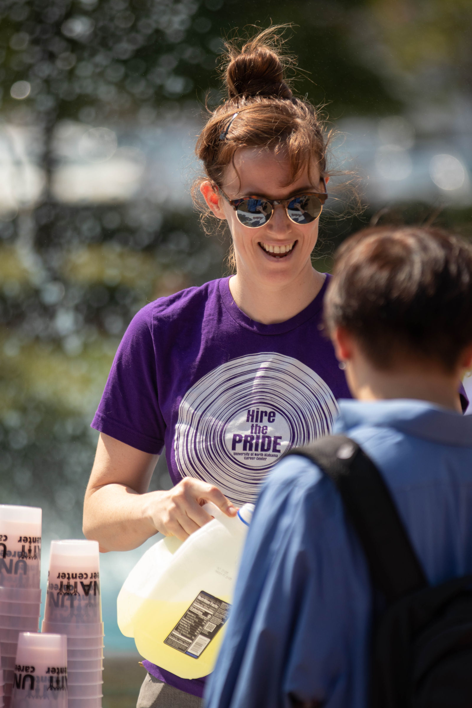 SOAR counselor talking with student